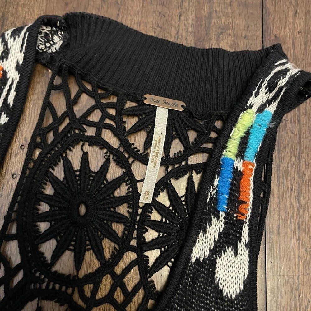Free People Flower Power Tunic Black - Picture 6 of 10